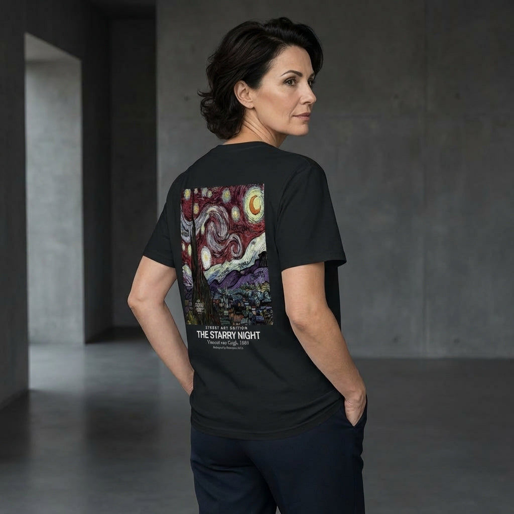 The Starry Night T-Shirt - STREET ART EDITION