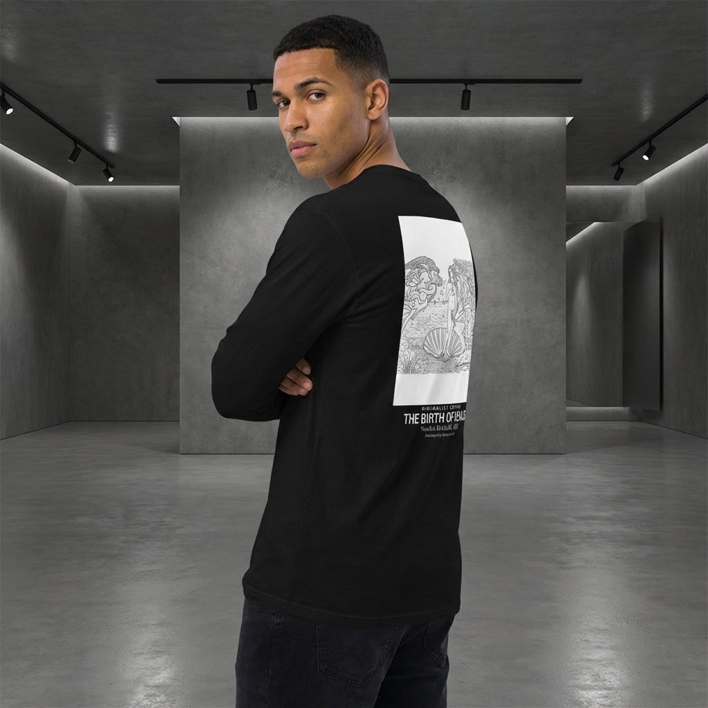 The Birth of Venus Longsleeve T-Shirt - MINIMALIST EDITION-3