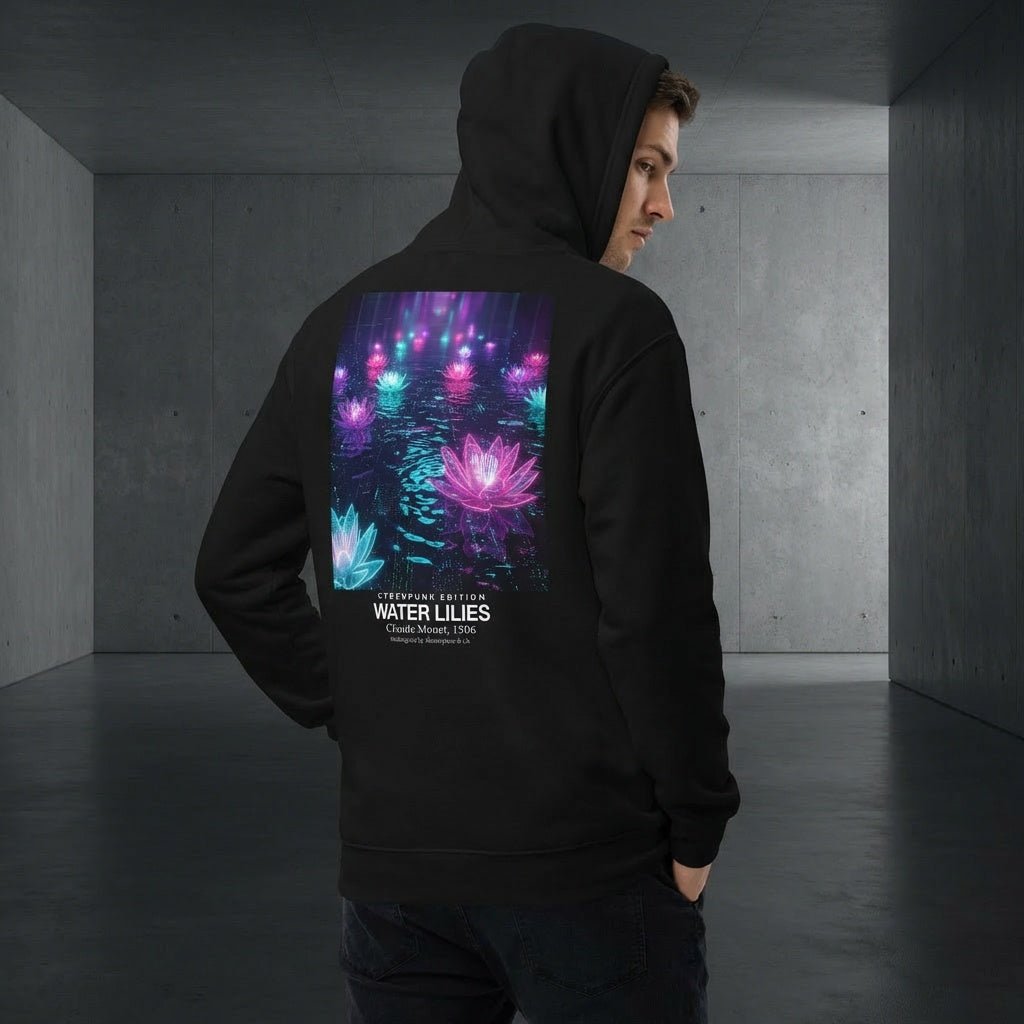 Water Lilies Hoodie - CYBERPUNK EDITION