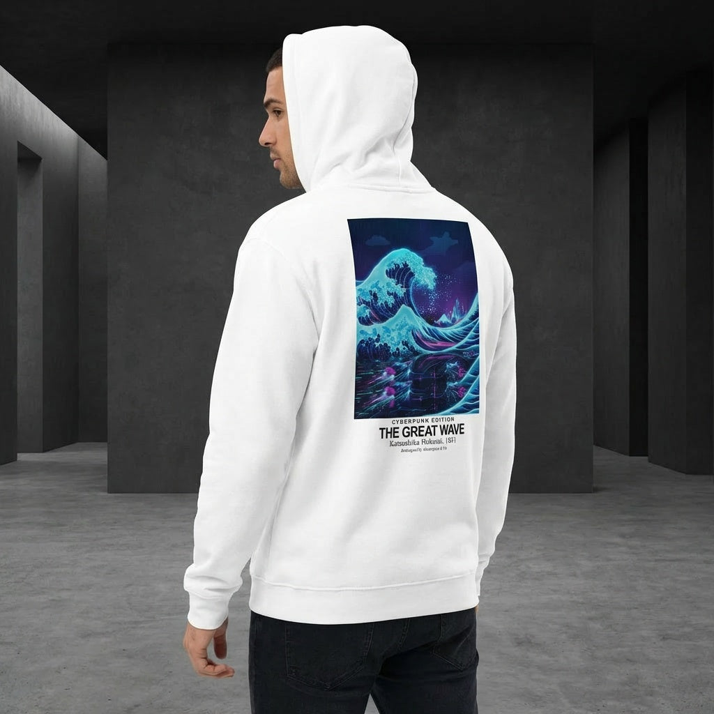 The Great Wave Hoodie - CYBERPUNK EDITION-3