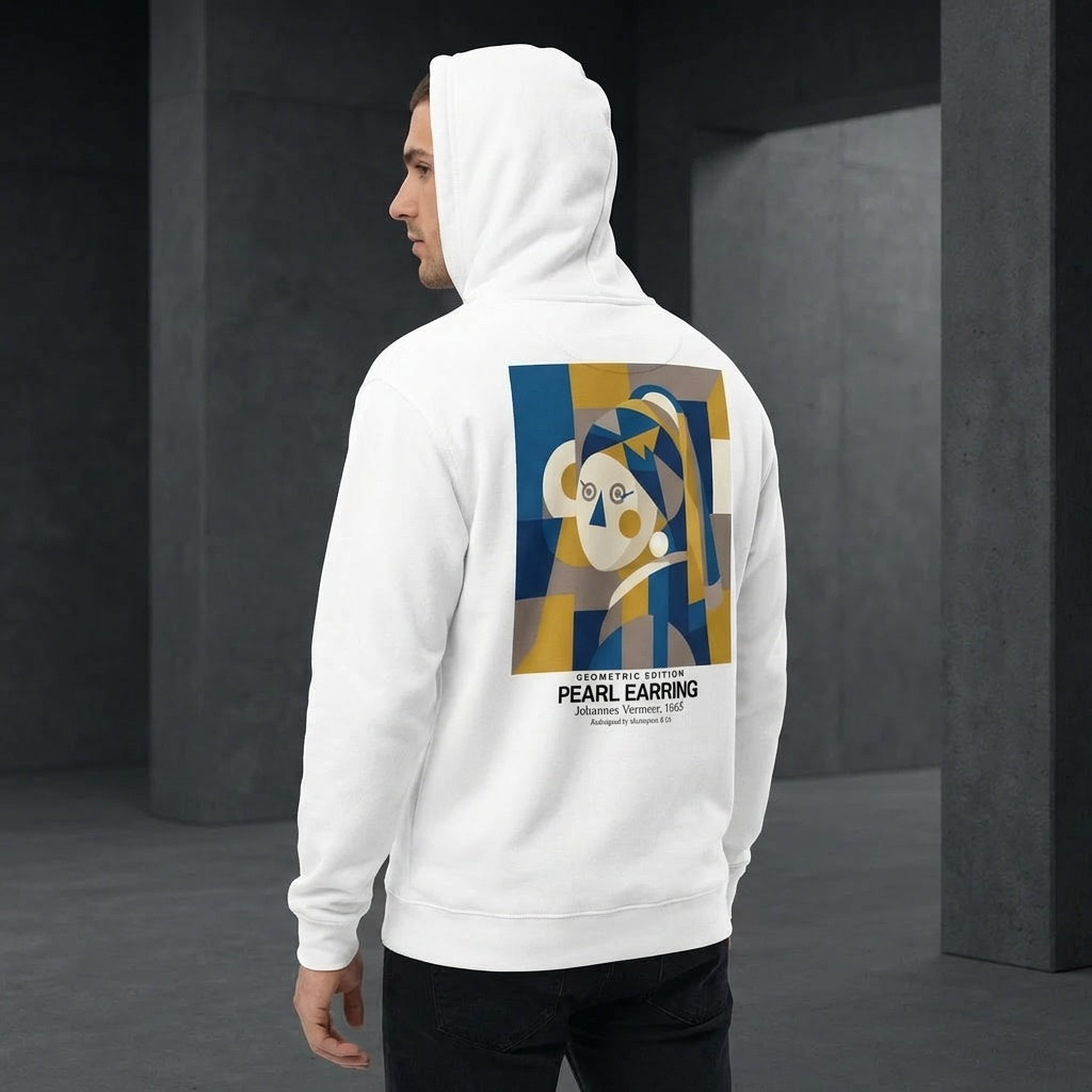 Girl with a Pearl Earring Hoodie - GEOMETRIC EDITION-1