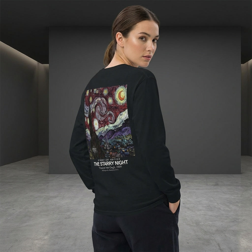 The Starry Night Longsleeve T-Shirt - STREET ART EDITION