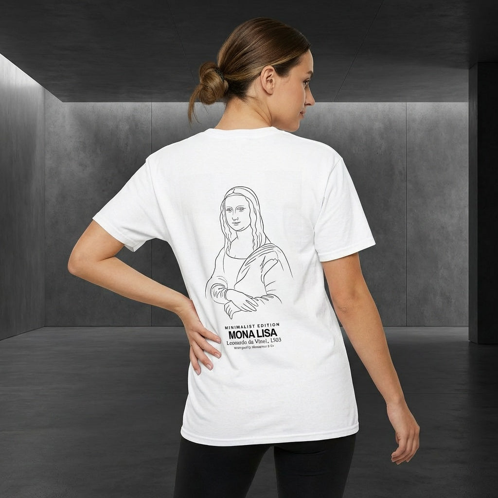 Mona Lisa T-Shirt - MINIMALIST EDITION-2