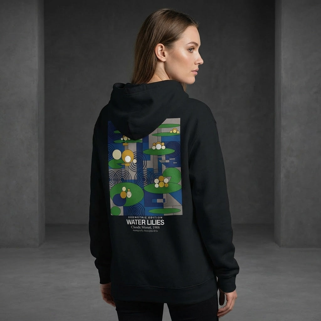 Water Lilies Hoodie - GEOMETRIC EDITION-4