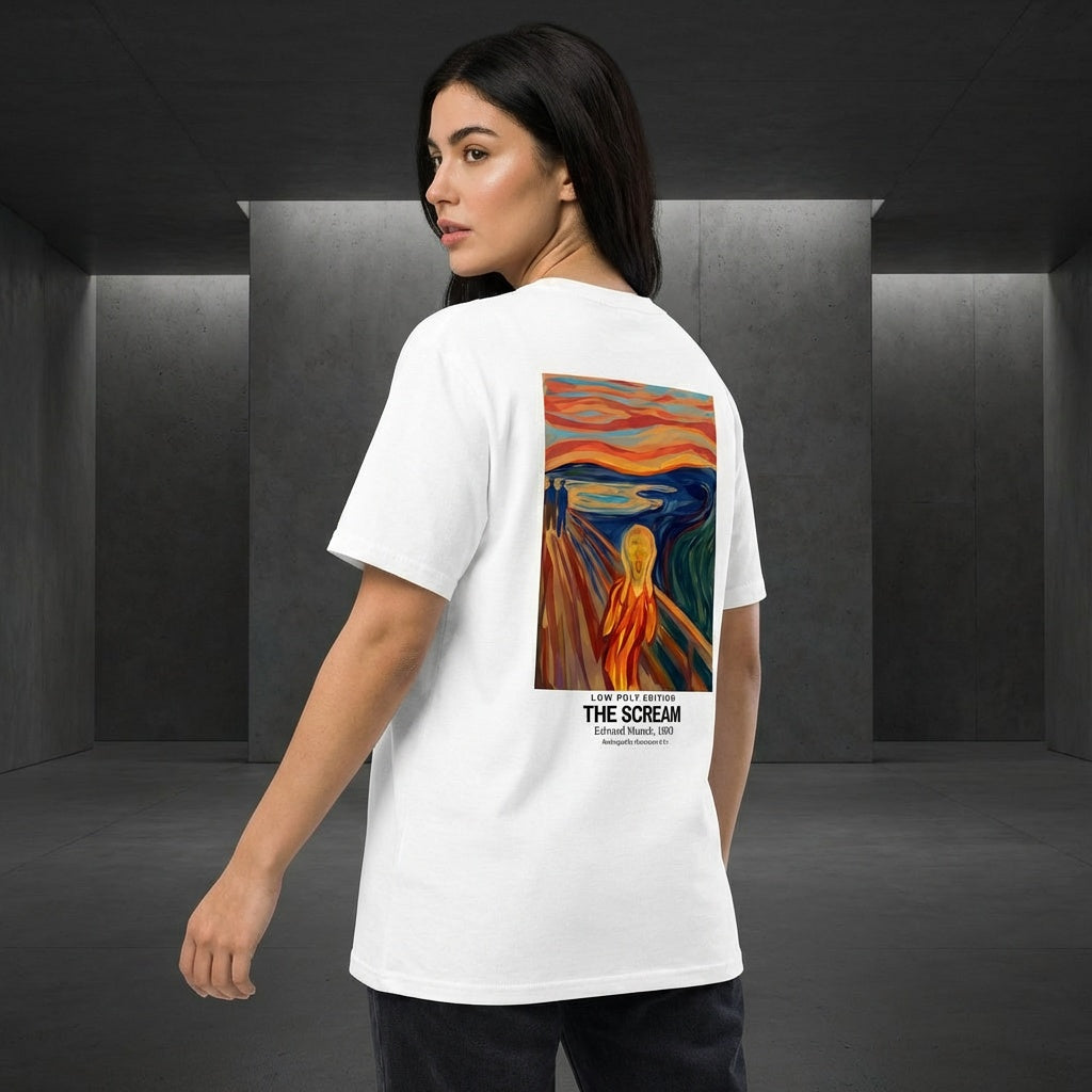 The Scream T-Shirt - LOW POLY EDITION-4