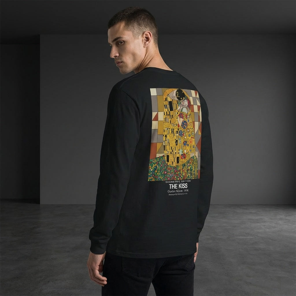 The Kiss Longsleeve T-Shirt - GEOMETRIC EDITION-4