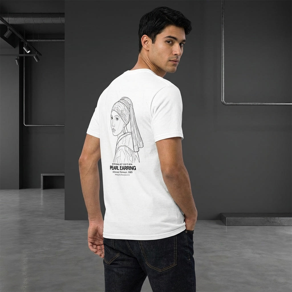 Girl with a Pearl Earring T-Shirt - MINIMALIST EDITION
