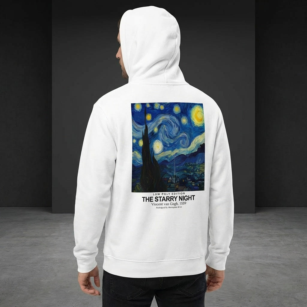 The Starry Night Hoodie - LOW POLY EDITION-3