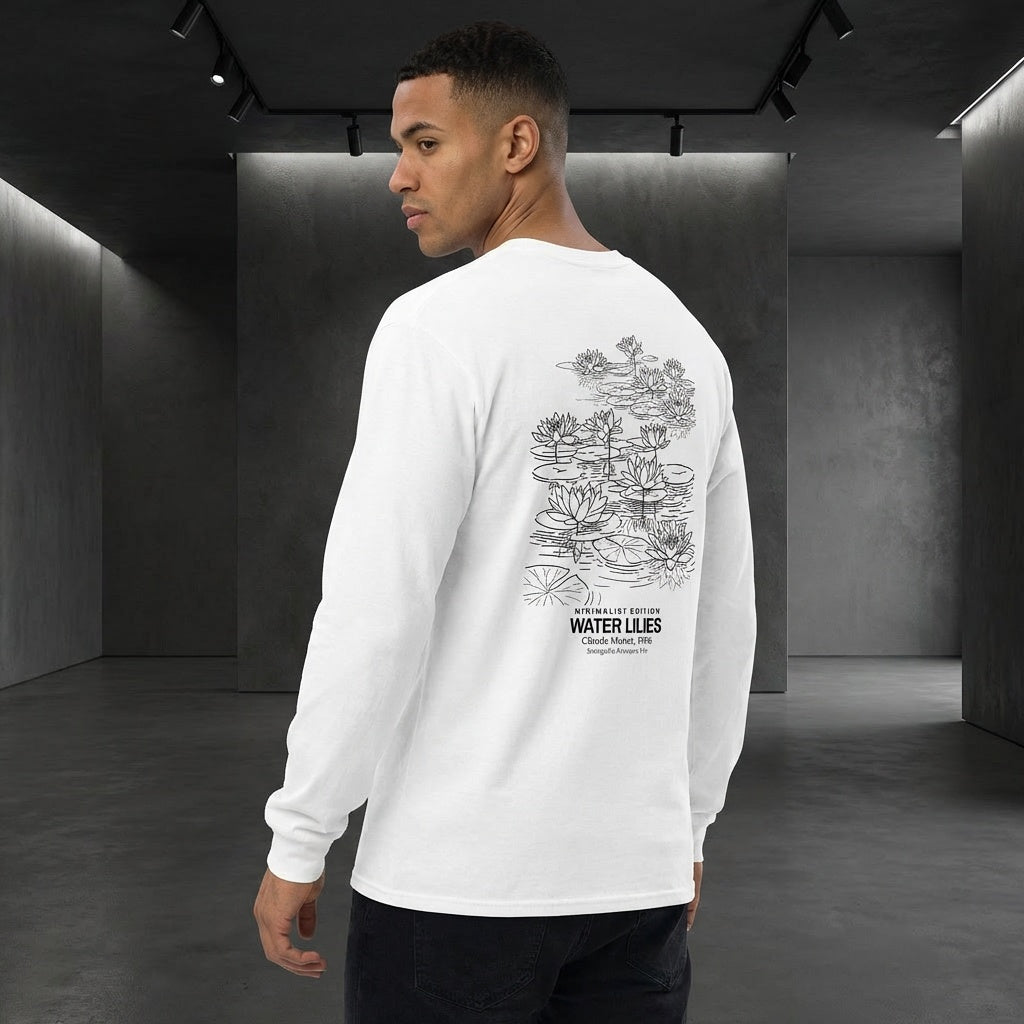 Water Lilies Longsleeve T-Shirt - MINIMALIST EDITION