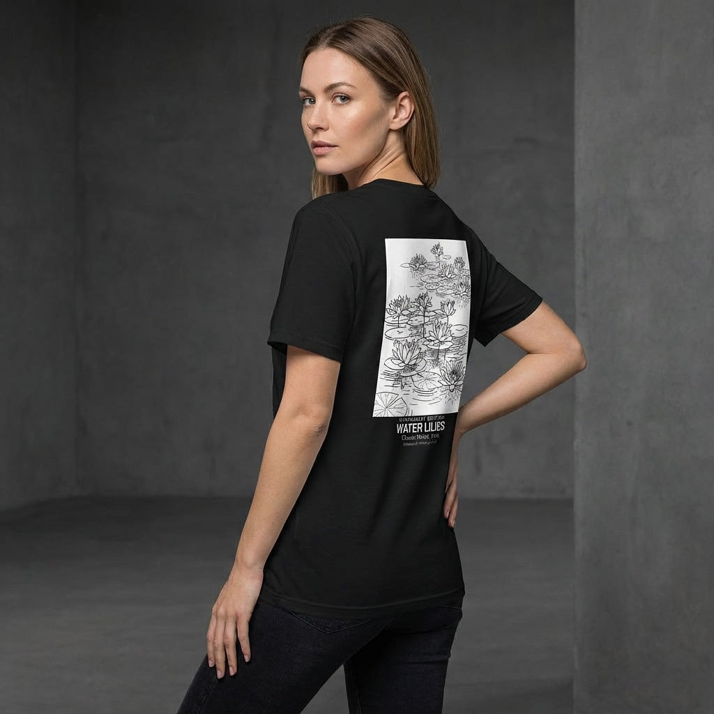 Water Lilies T-Shirt - MINIMALIST EDITION-3