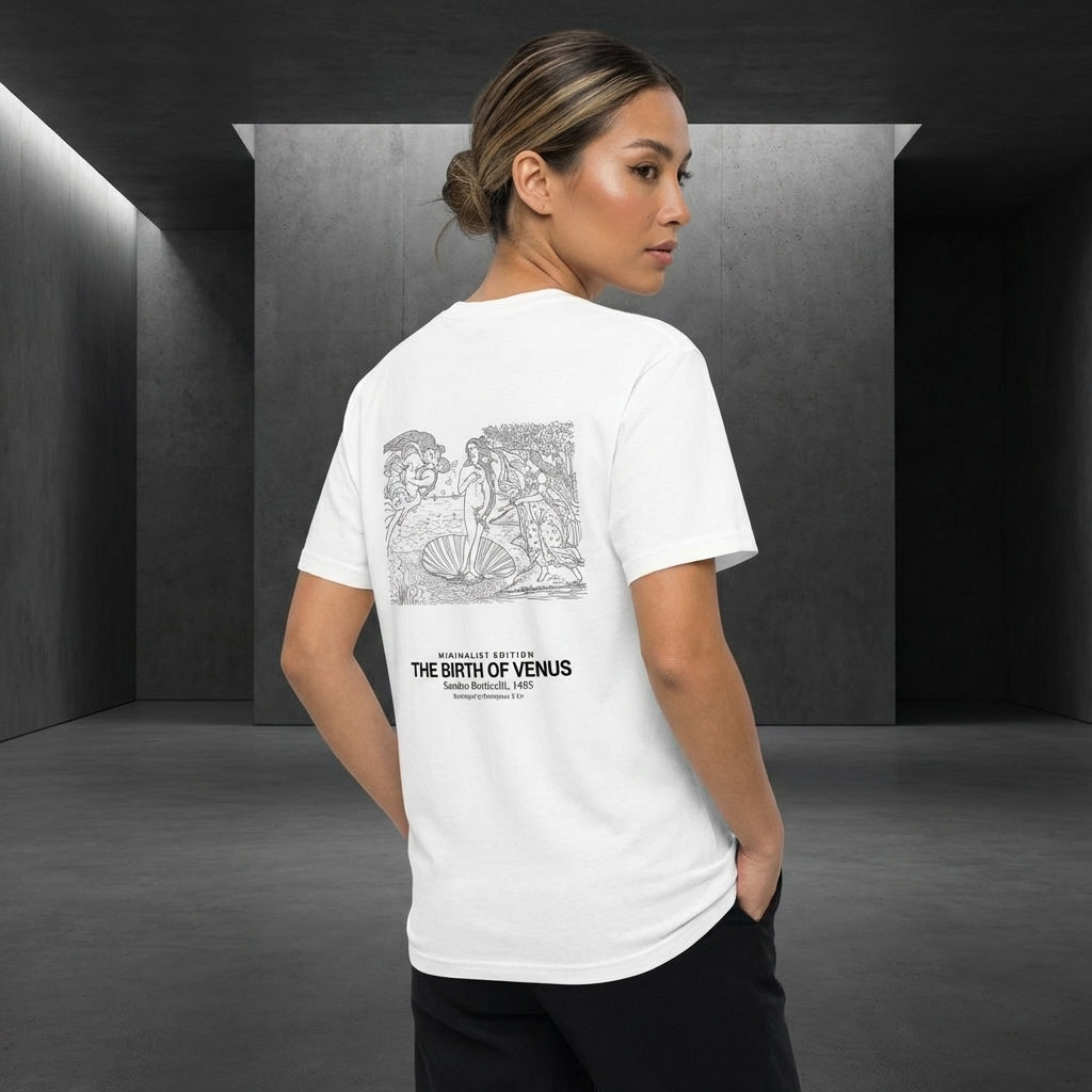 The Birth of Venus T-Shirt - MINIMALIST EDITION