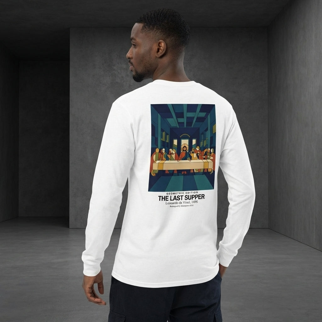 The Last Supper Longsleeve T-Shirt - GEOMETRIC EDITION-4