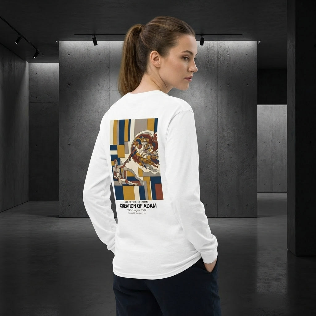 Creation of Adam Longsleeve T-Shirt - GEOMETRIC EDITION
