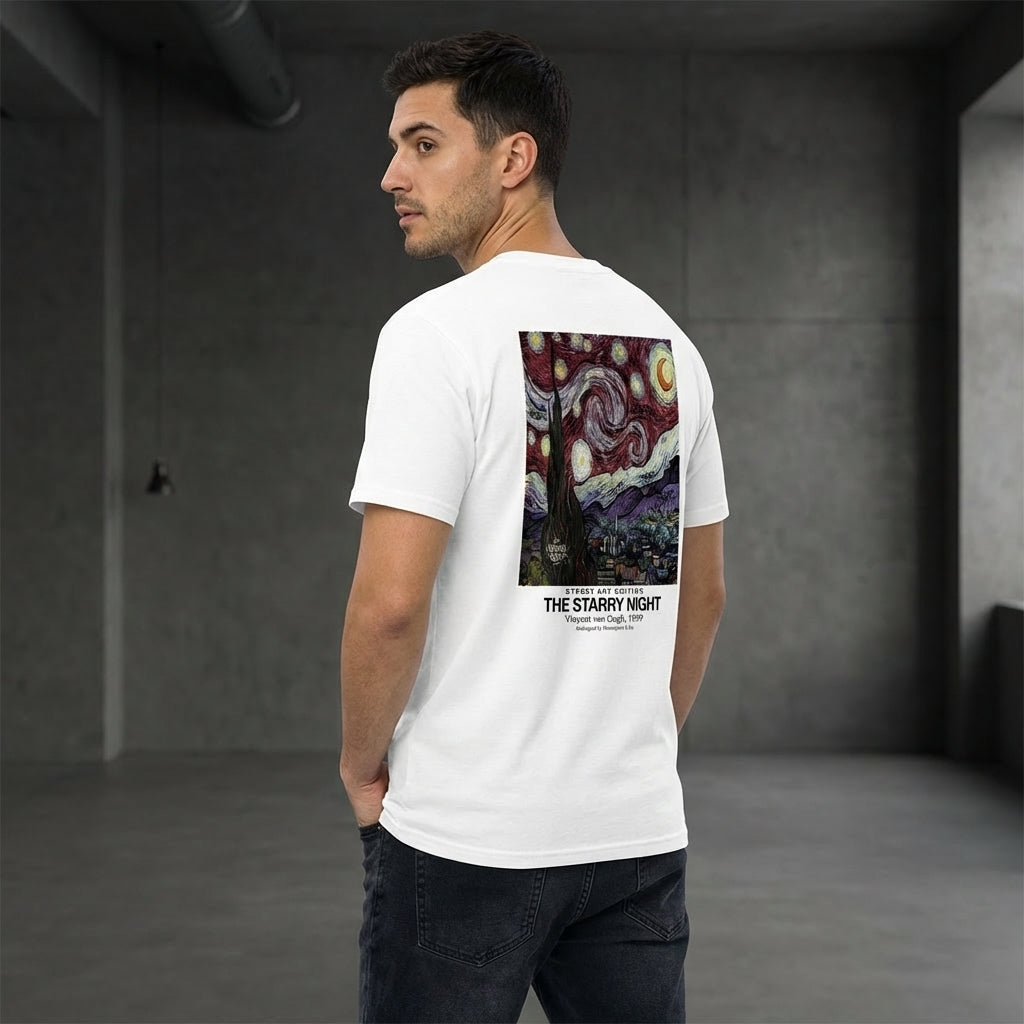 The Starry Night T-Shirt - STREET ART EDITION-4