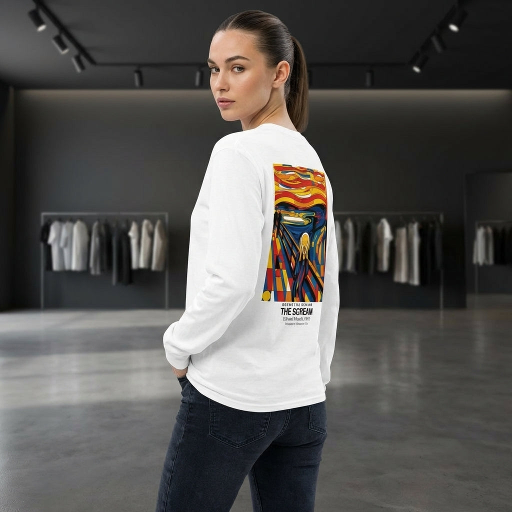 The Scream Longsleeve T-Shirt - GEOMETRIC EDITION-4