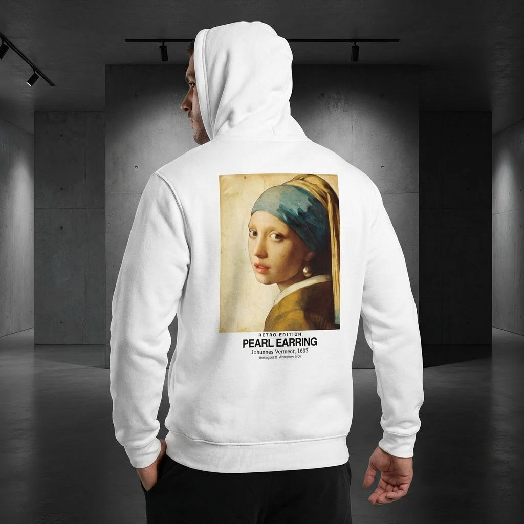 Girl with a Pearl Earring Hoodie - RETRO EDITION