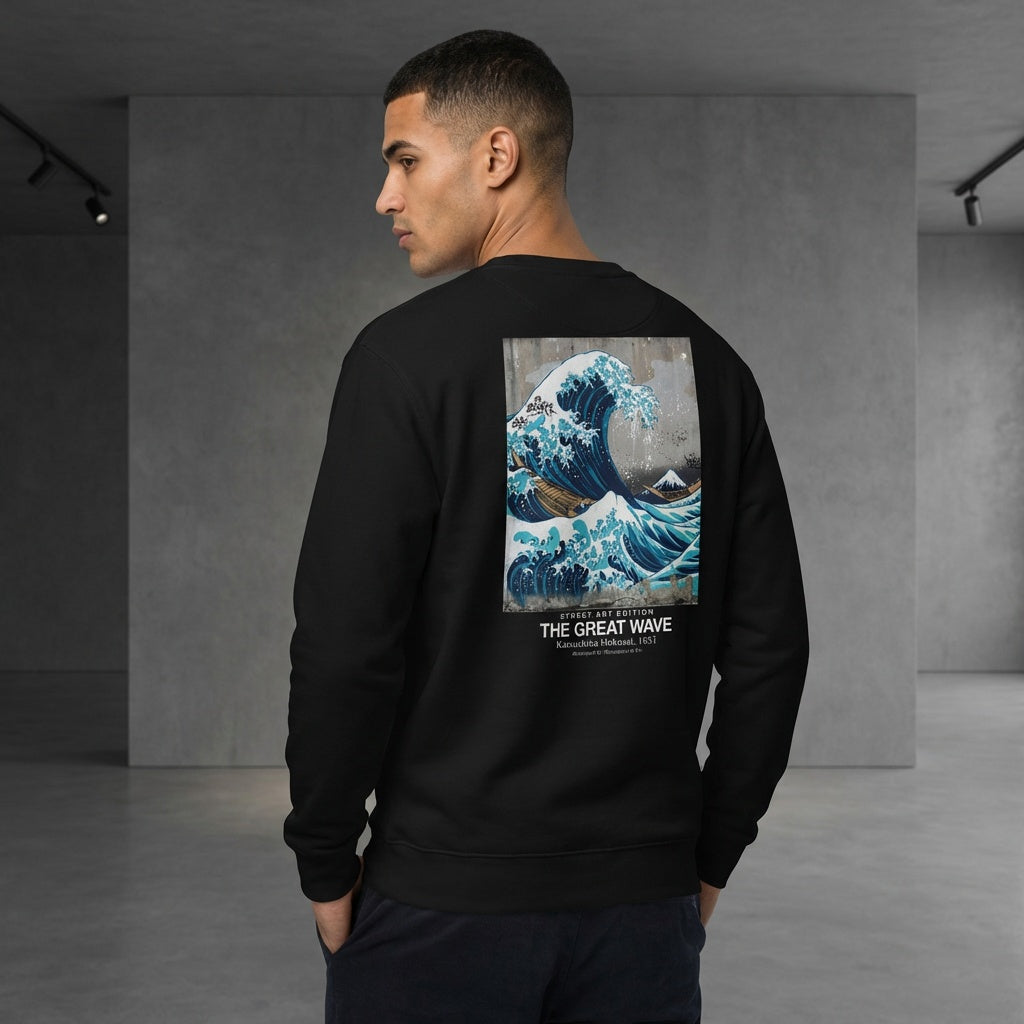 The Great Wave Sweater - STREET ART EDITION-1