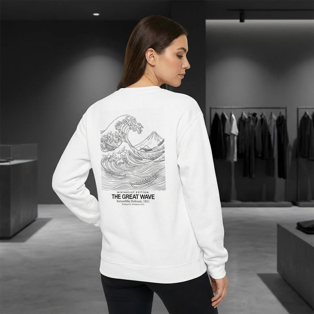 The Great Wave Sweater - MINIMALIST EDITION-2
