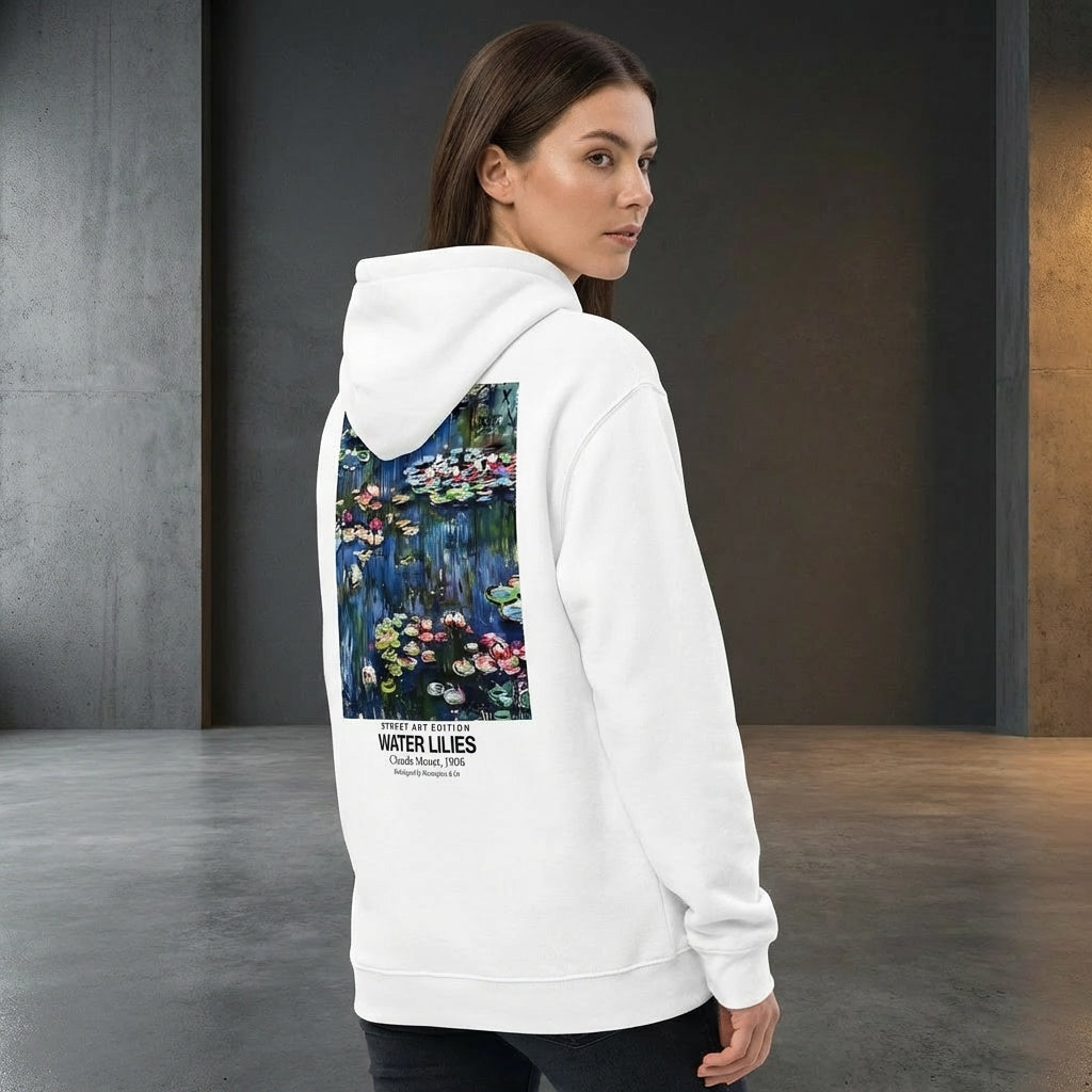 Water Lilies Hoodie - STREET ART EDITION-4