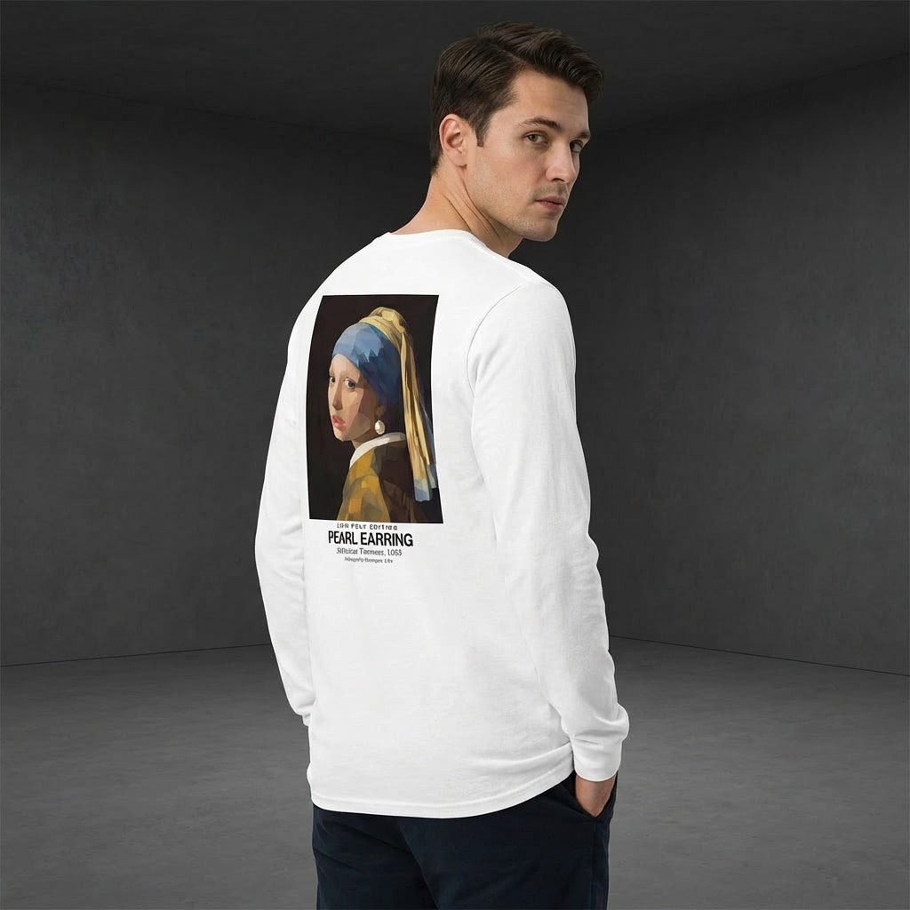 Girl with a Pearl Earring Sweater - LOW POLY EDITION-1