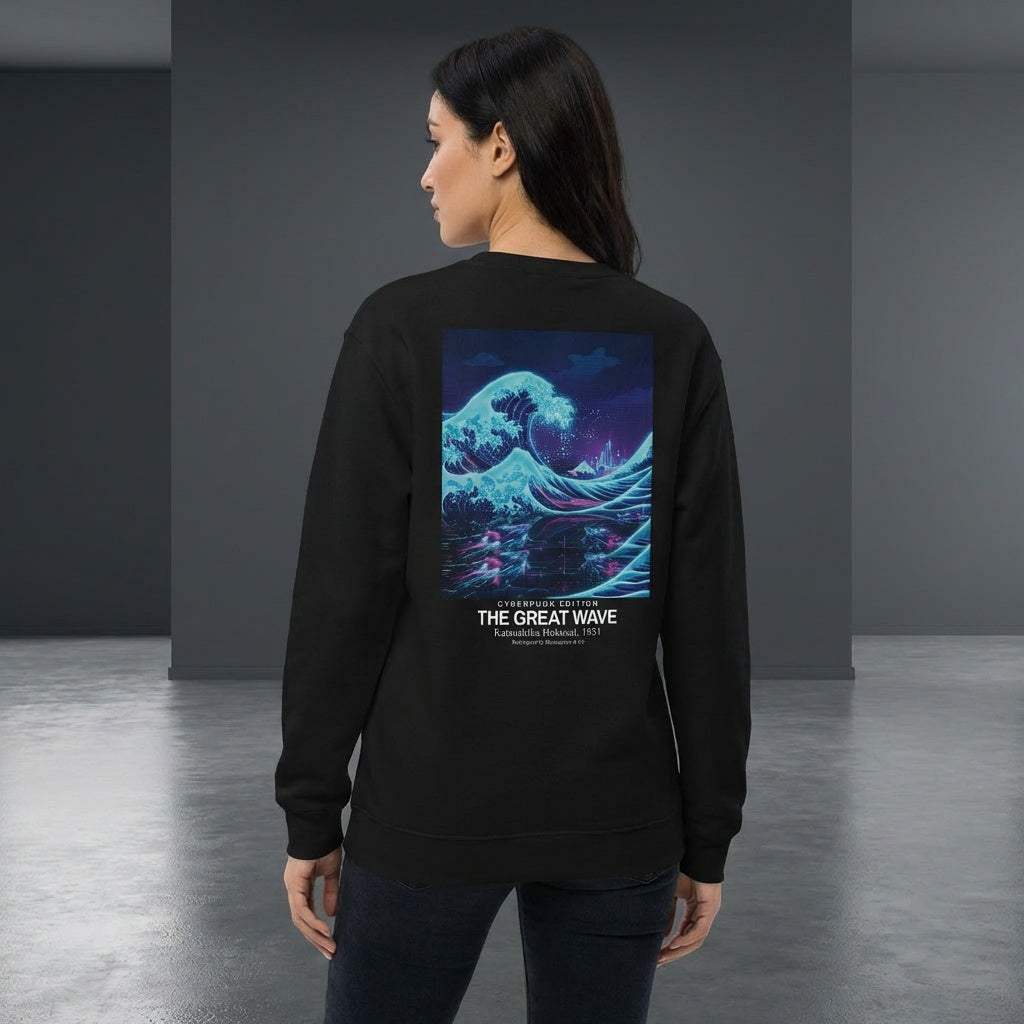 The Great Wave Sweater - CYBERPUNK EDITION-1