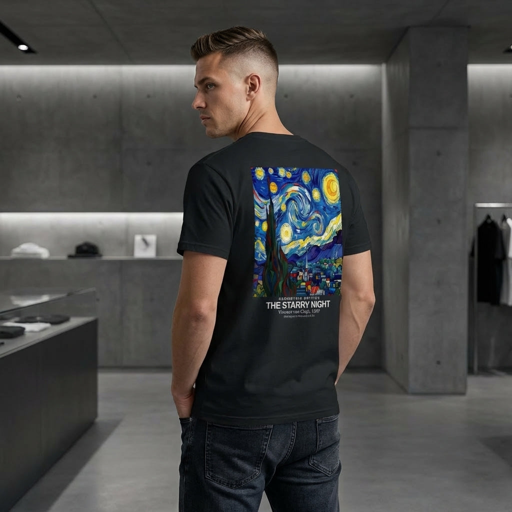 The Starry Night T-Shirt - GEOMETRIC EDITION-2
