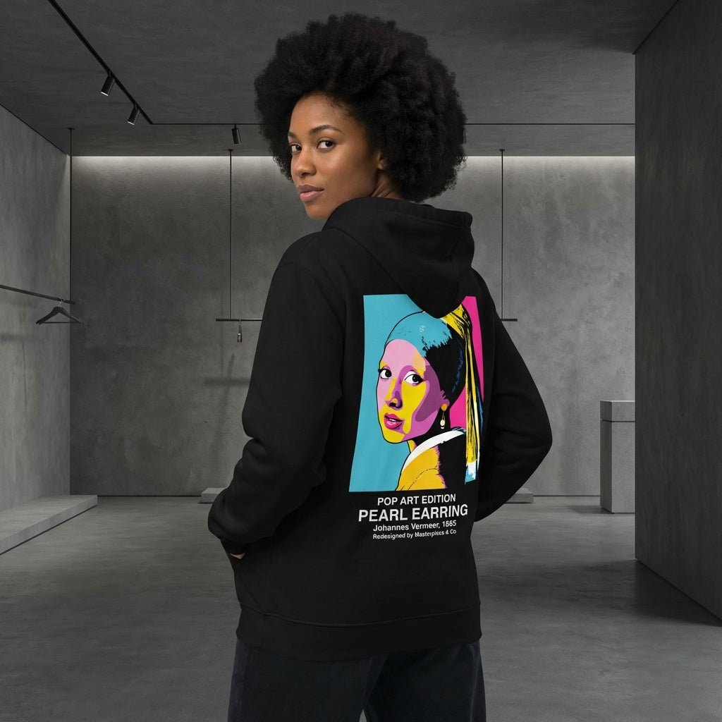 Girl with a Pearl Earring Hoodie - POP ART EDITION-4
