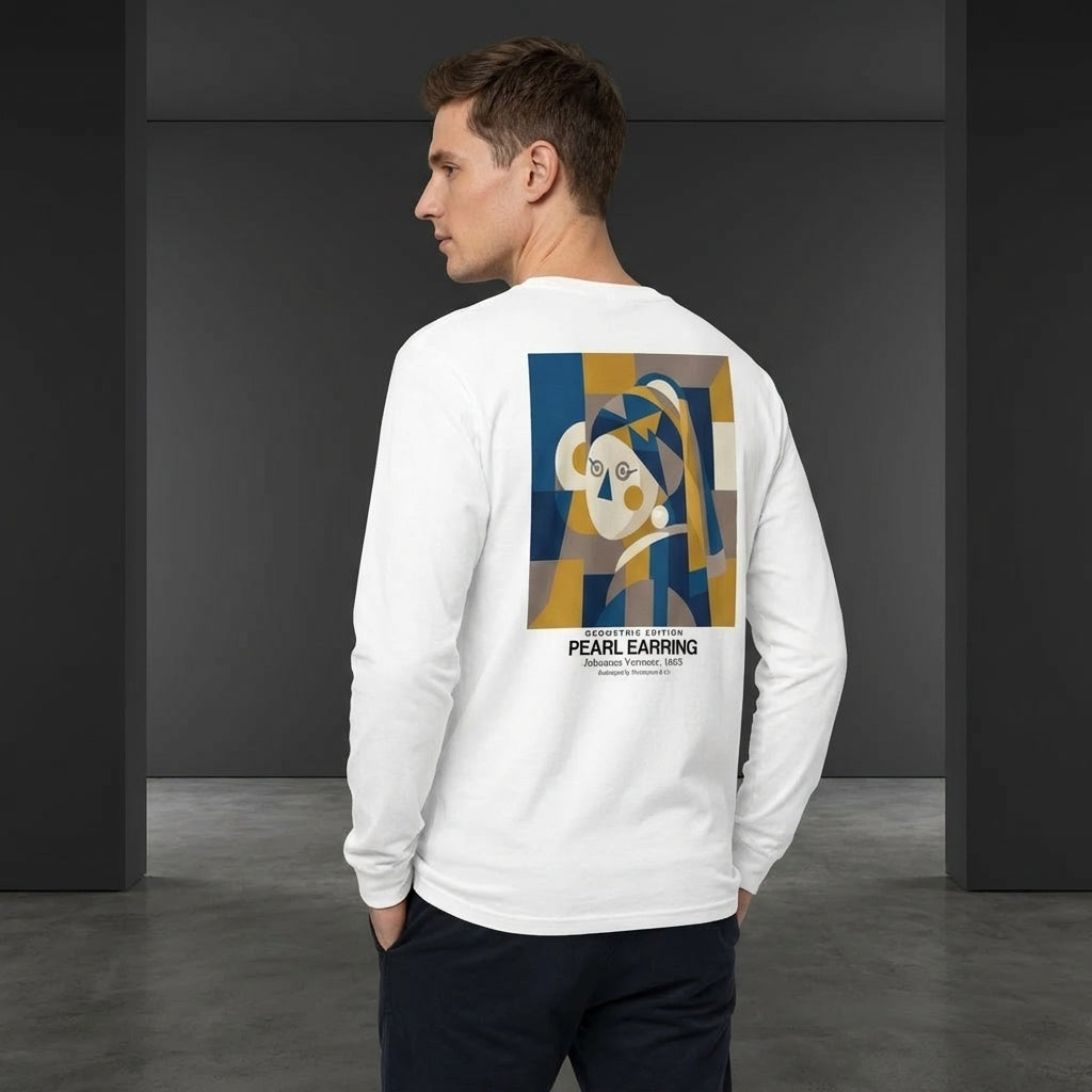 Girl with a Pearl Earring Sweater - GEOMETRIC EDITION-1