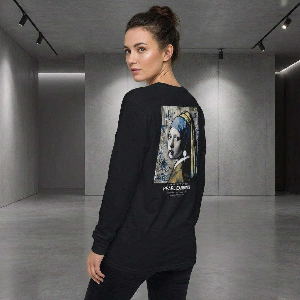 Girl with a Pearl Earring Sweater - STREET ART EDITION-1