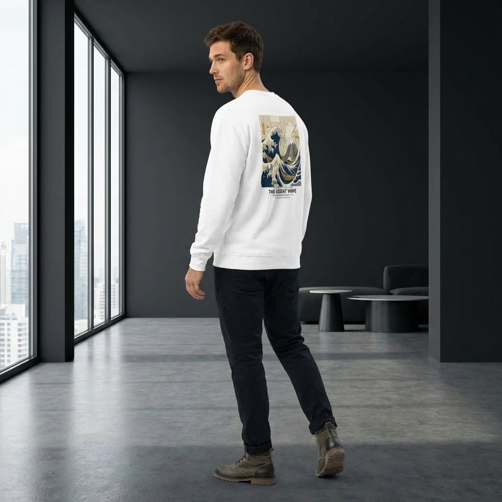 The Great Wave Sweater - GEOMETRIC EDITION-4
