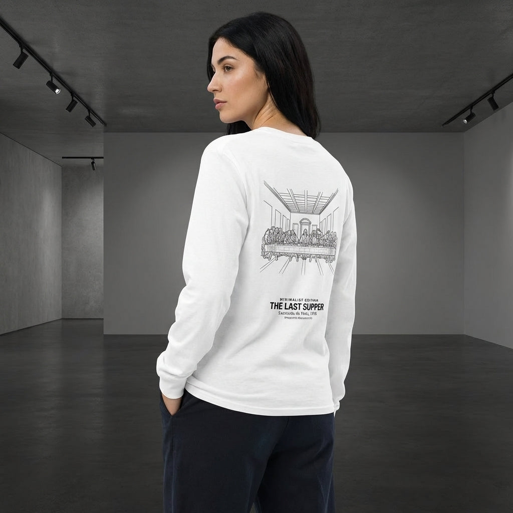 The Last Supper Longsleeve T-Shirt - MINIMALIST EDITION-2