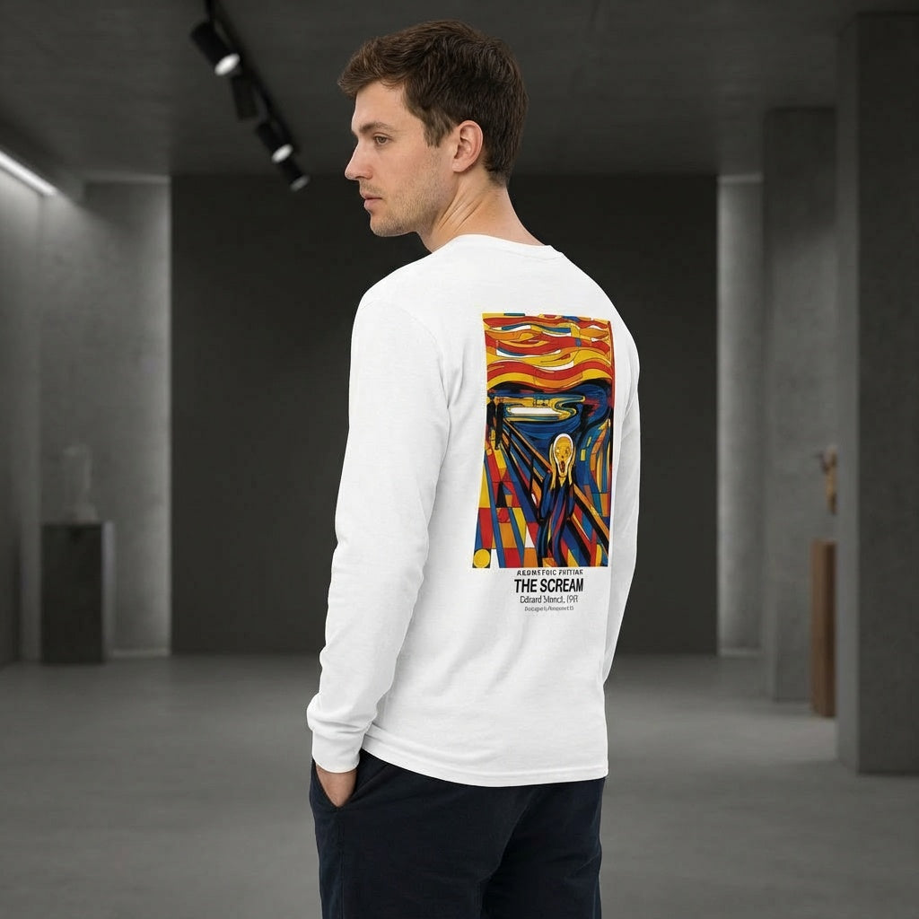 The Scream Longsleeve T-Shirt - GEOMETRIC EDITION-3