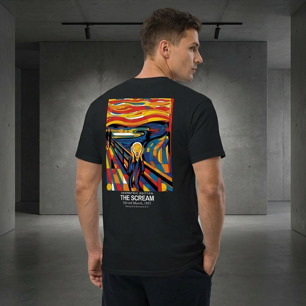 The Scream T-Shirt - GEOMETRIC EDITION-4