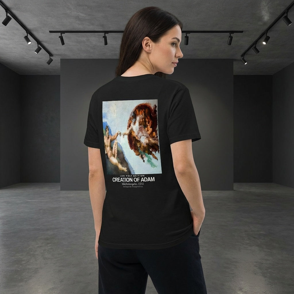 Creation of Adam T-Shirt - LOW POLY EDITION-3