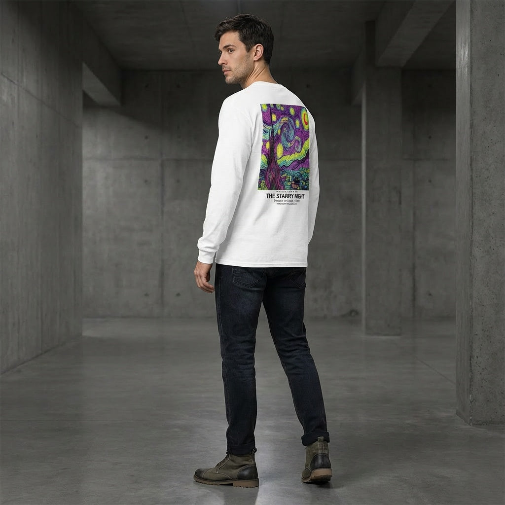 The Starry Night Longsleeve T-Shirt - POP ART EDITION-3