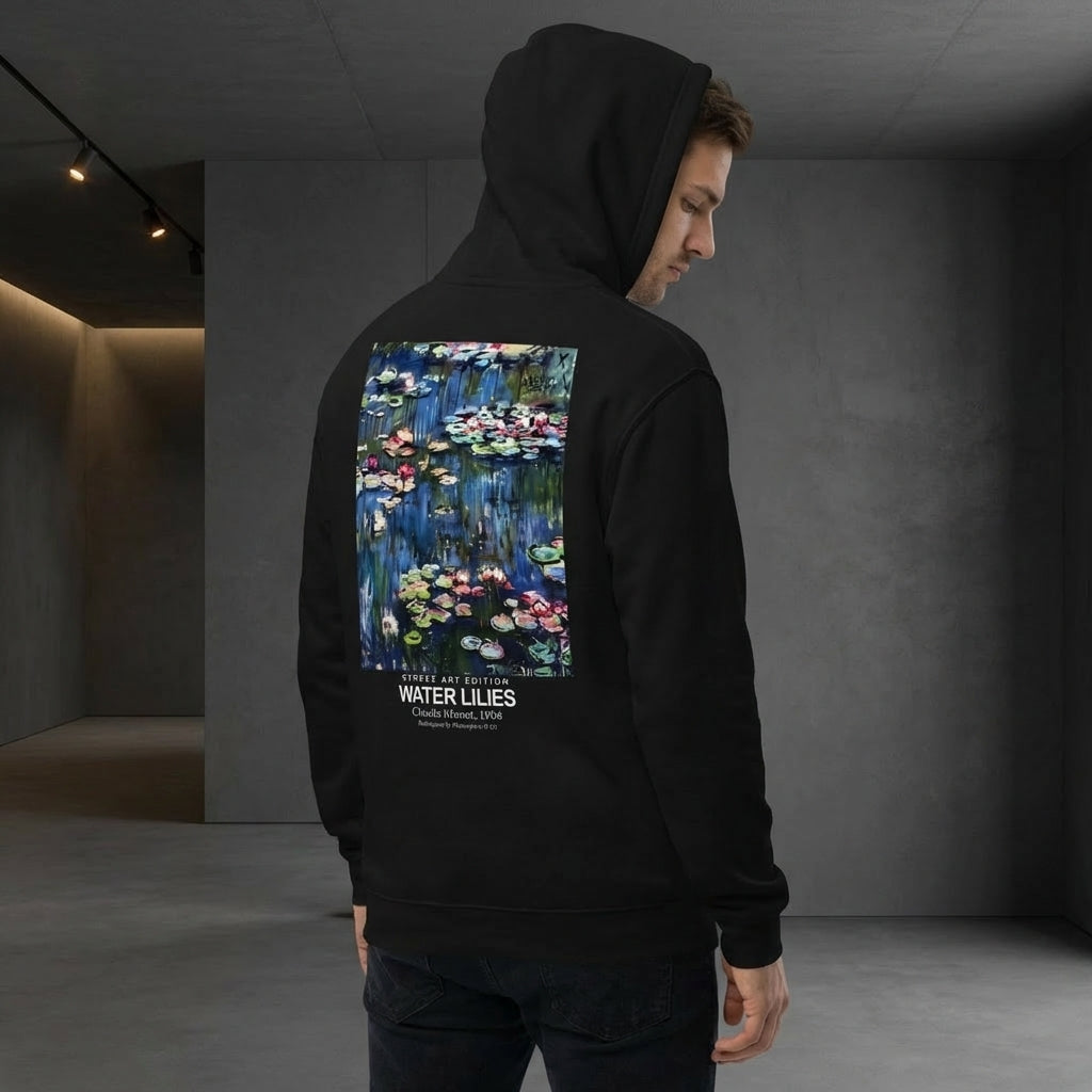 Water Lilies Hoodie - STREET ART EDITION-1