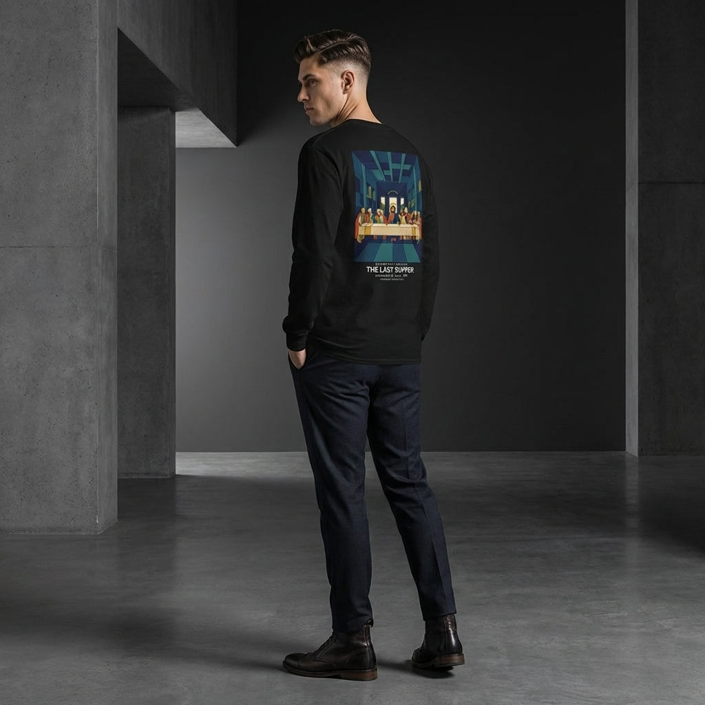 The Last Supper Longsleeve T-Shirt - GEOMETRIC EDITION-2