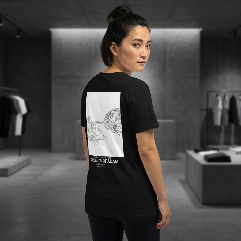 Creation of Adam T-Shirt - MINIMALIST EDITION-3