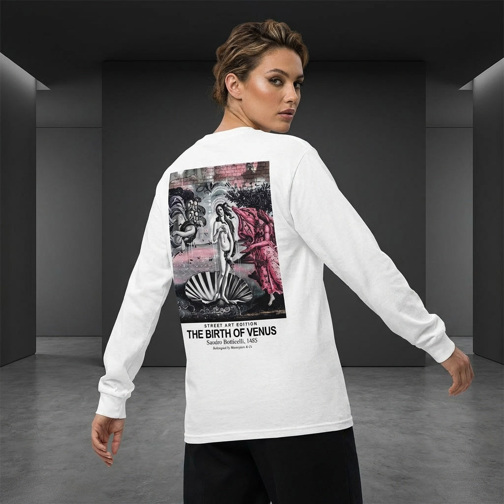 The Birth of Venus Longsleeve T-Shirt - STREET ART EDITION-3
