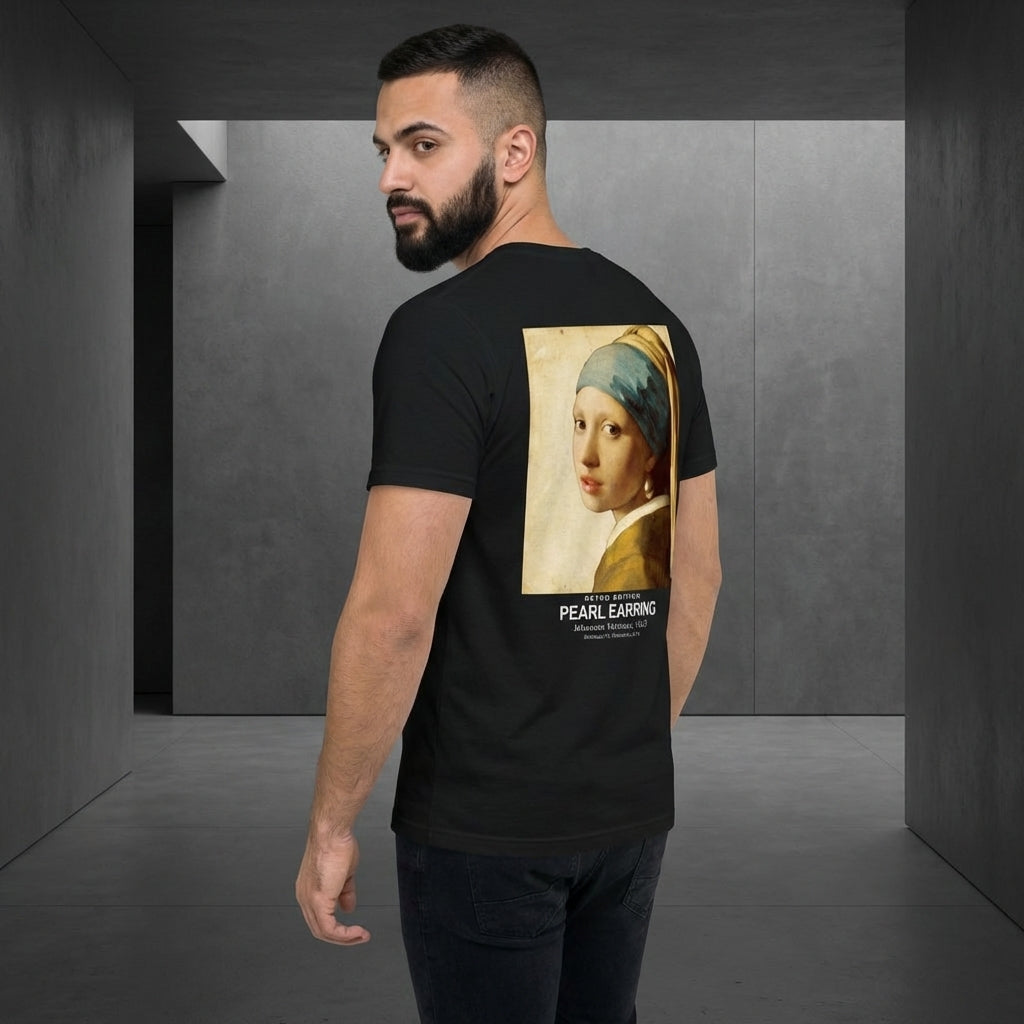 Girl with a Pearl Earring T-Shirt - RETRO EDITION-4